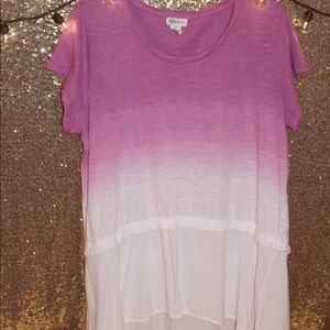 Style & Co Purple Fading Shirt